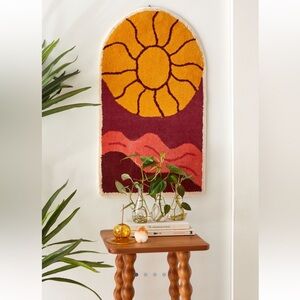 Sunset tufted wall hanging